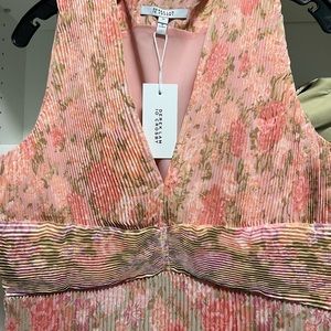 Gorgeous peaches and pinks Derek Lam Crosby dress size 10 never worn!